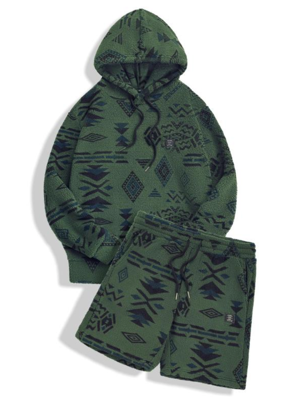 Men’s Cozy Hoodie and Shorts Set