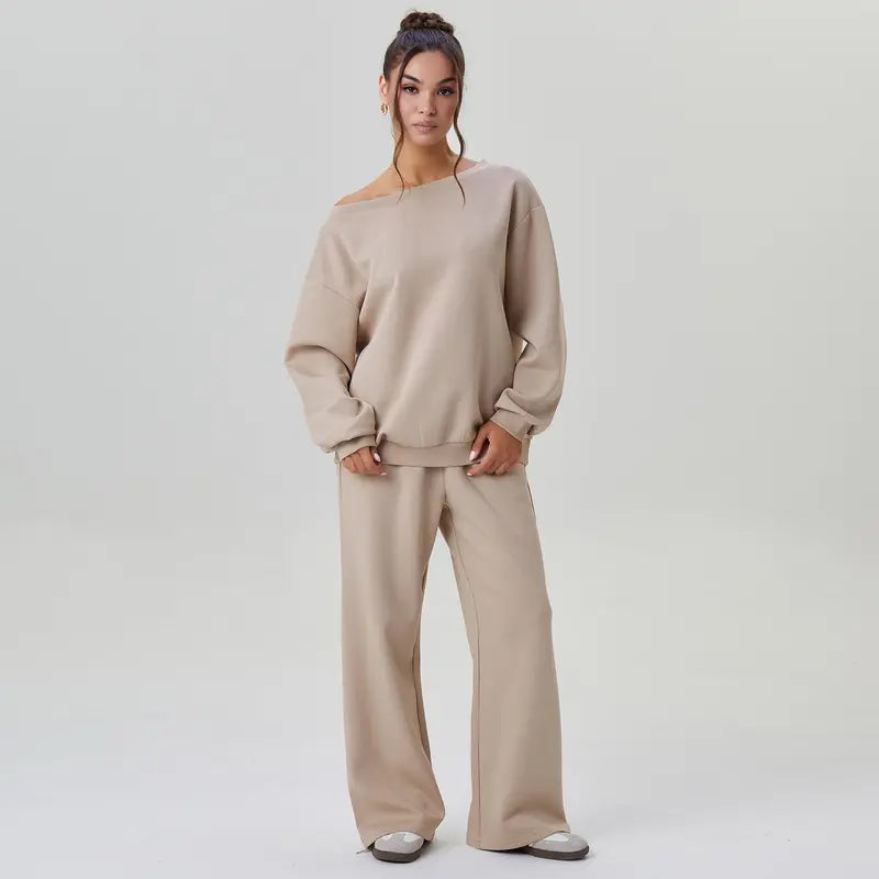 Cozy Off Shoulder Lounge Set