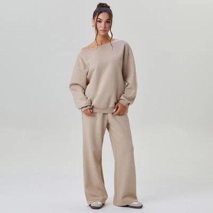 Cozy Off Shoulder Lounge Set