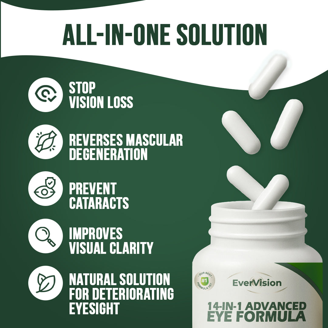 EverVision 14 in 1 Advanced Eye Formula | Feel noticeable support for eye comfort in as little as 2 weeks