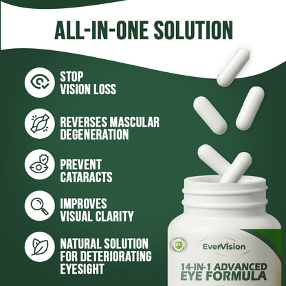 EverVision 14 in 1 Advanced Eye Formula | Feel noticeable support for eye comfort in as little as 2 weeks