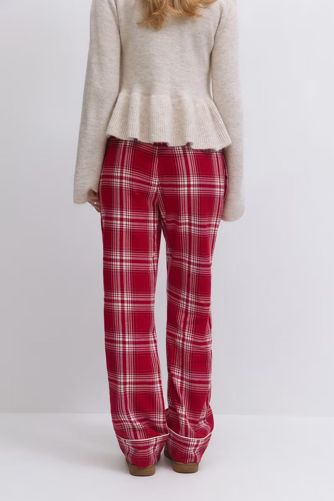 Ribbon Flannel PJ Set