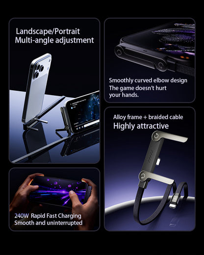 KickCable | 2-in-1 Stand Charging Cable