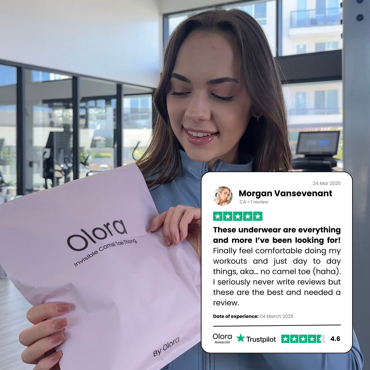 Evina™ Invisible Camel Toe Thong High Rise