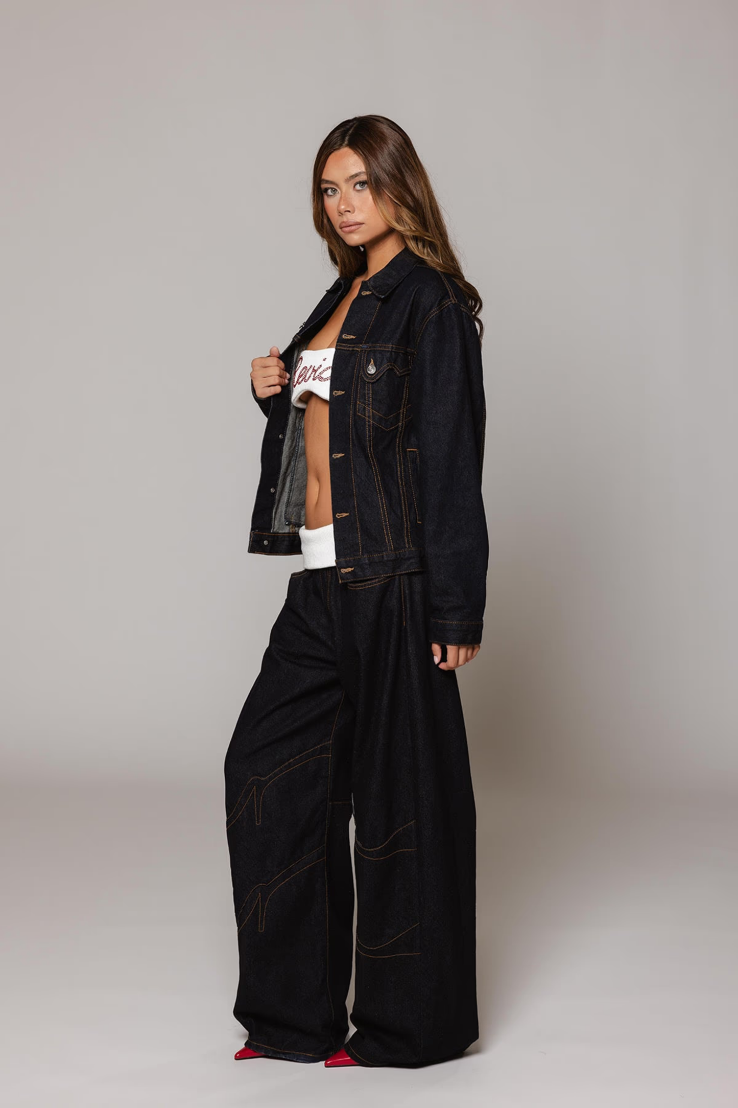 Vice Jean Blue Crest