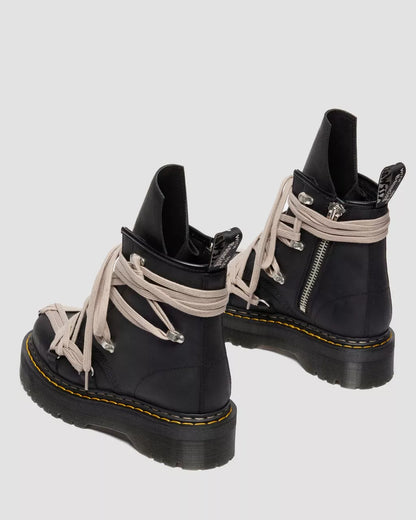 Leather Platform Boots