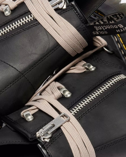 Leather Platform Boots