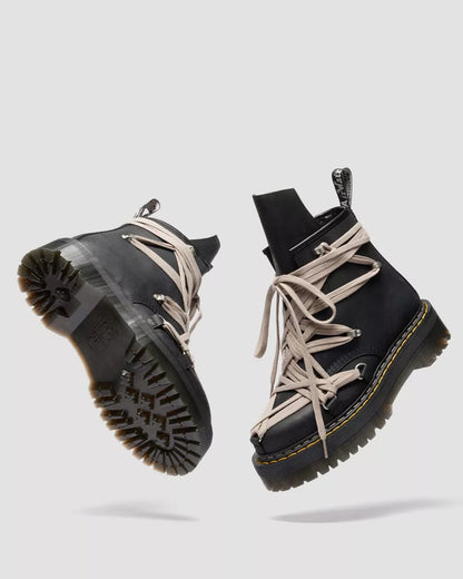 Leather Platform Boots