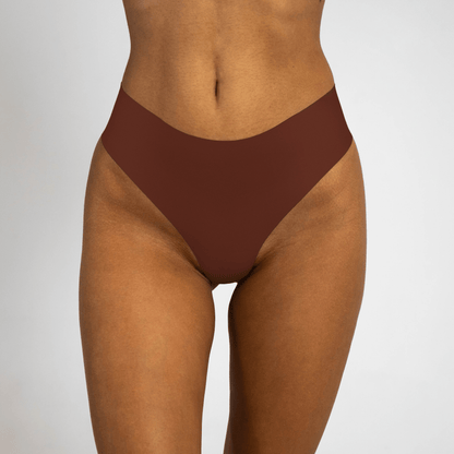 Evina™ Invisible Camel Toe Thong High Rise