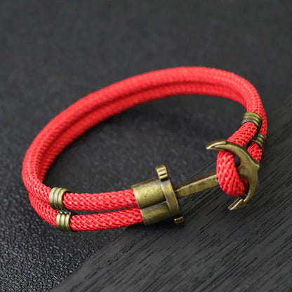 Voyager Anchor Rope Bracelet