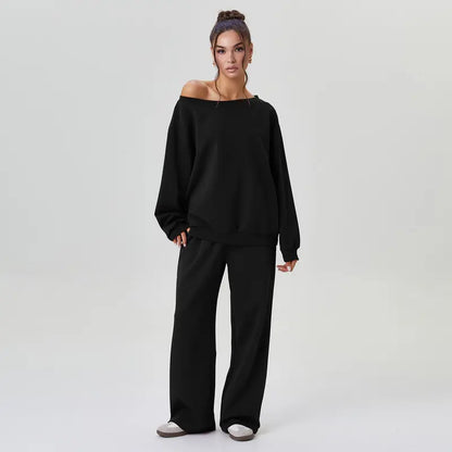 Cozy Off Shoulder Lounge Set