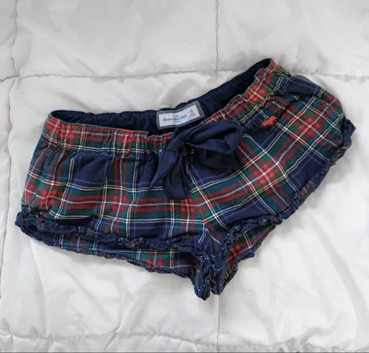 Viral Plaid PJ Shorts