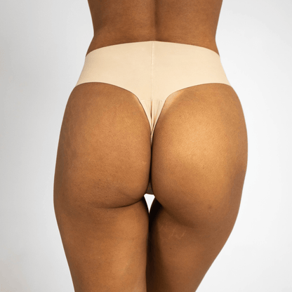 Evina™ Invisible Camel Toe Thong High Rise