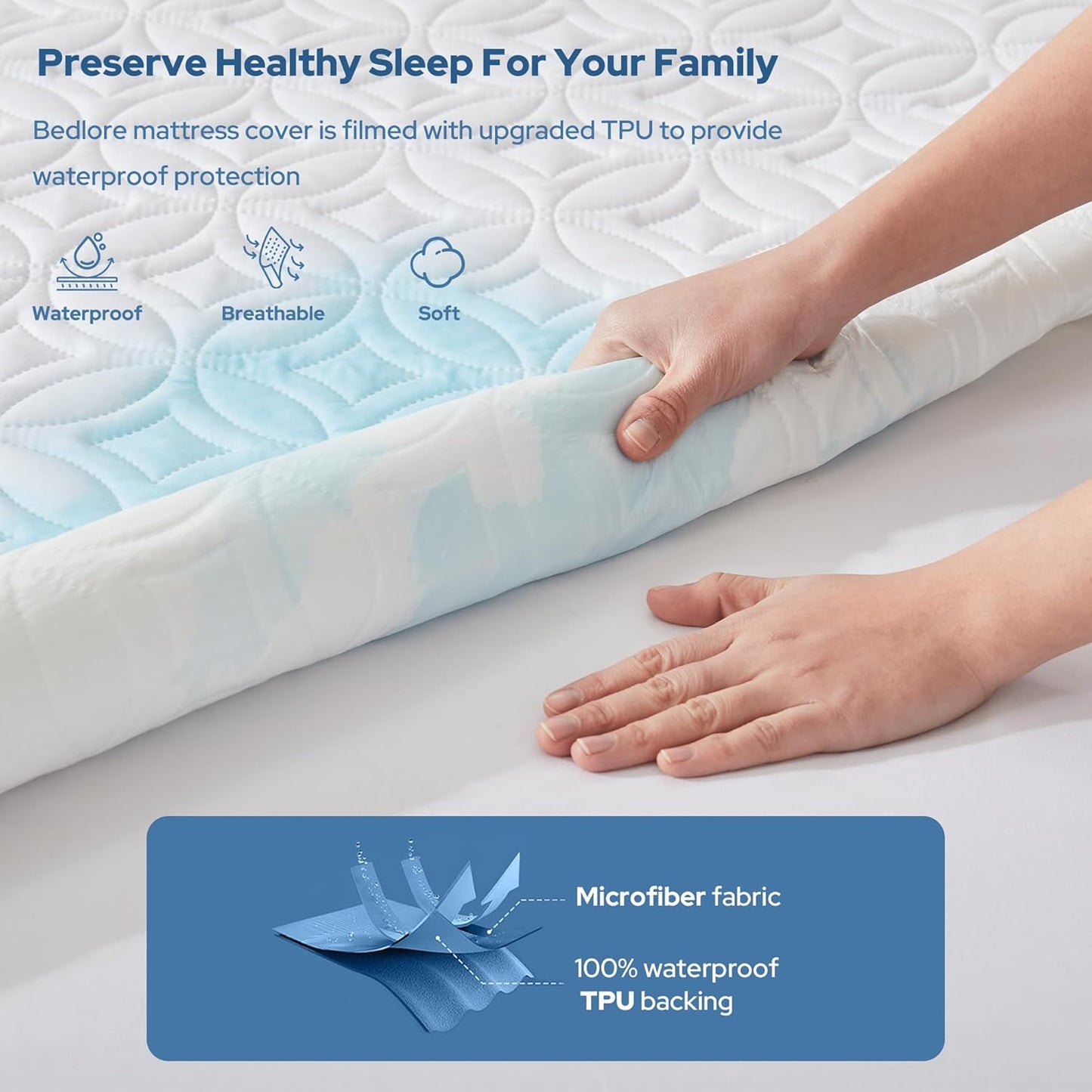 Evina™ Waterproof Mattress Protector