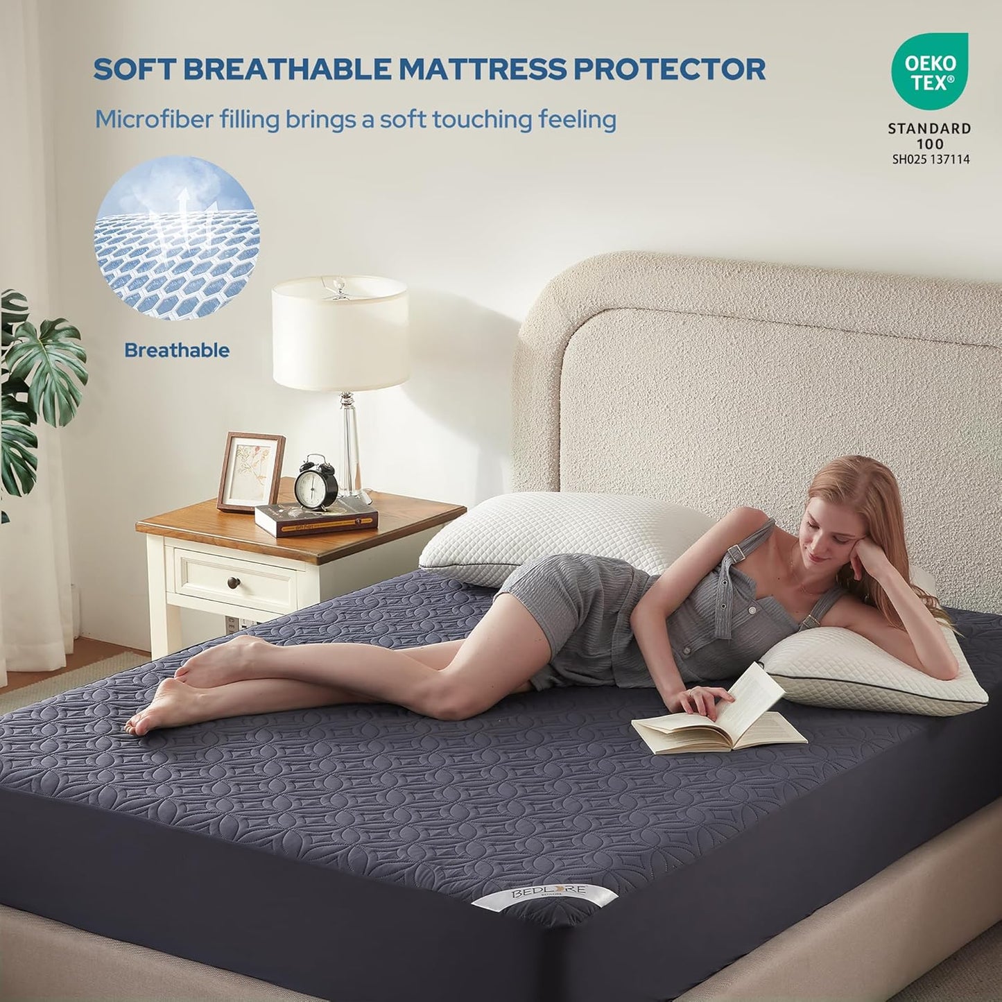 Evina™ Waterproof Mattress Protector