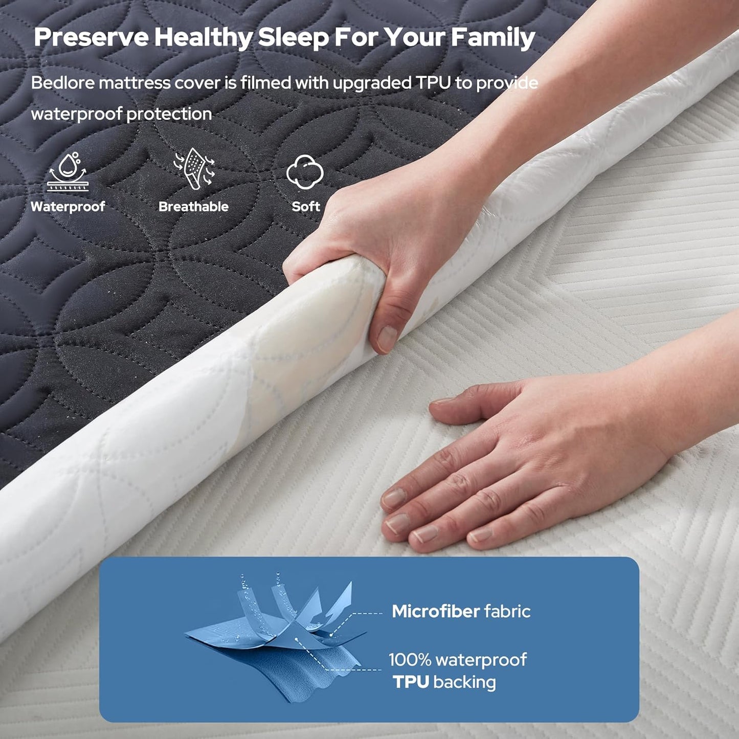 Evina™ Waterproof Mattress Protector
