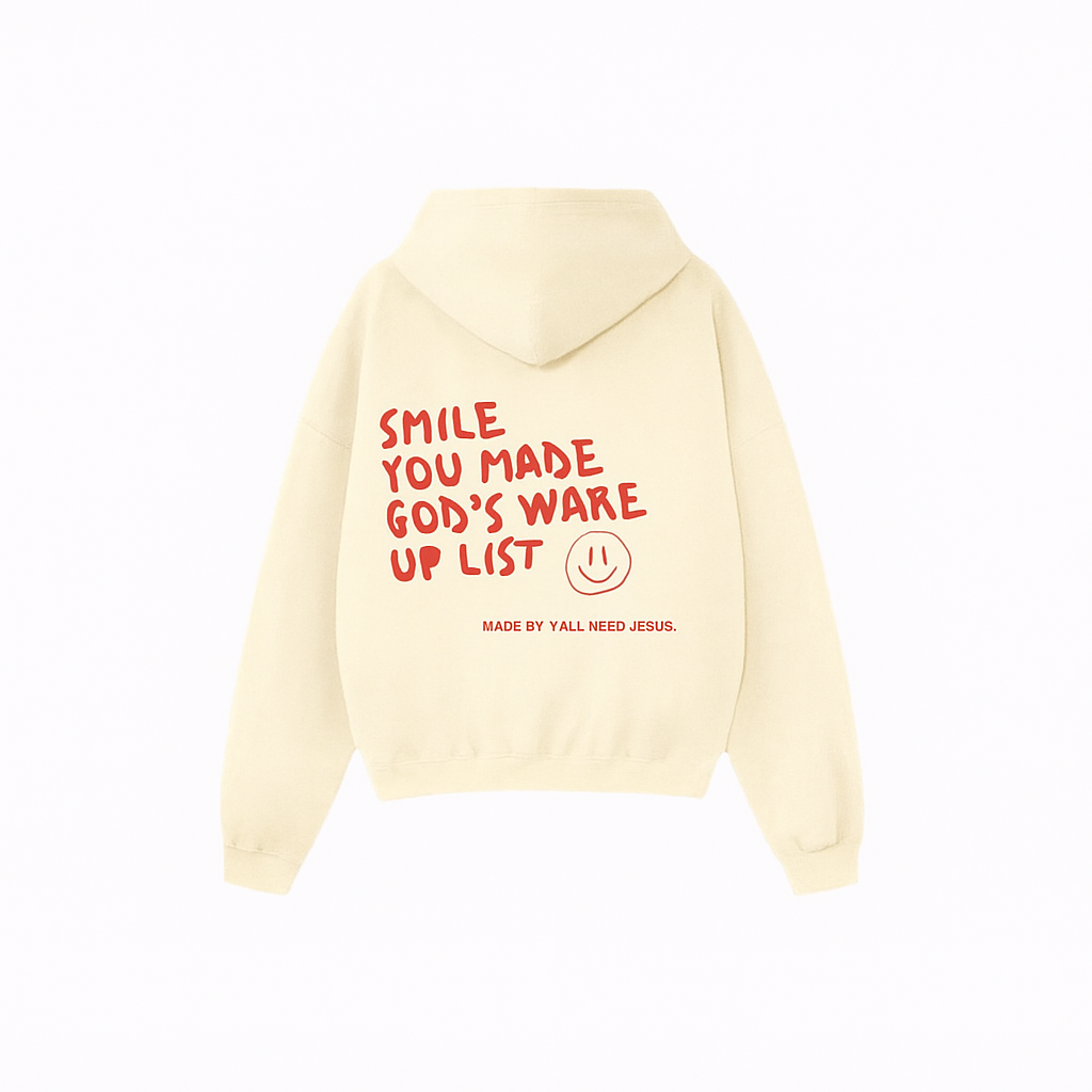God’s Wake Up List Hoodie