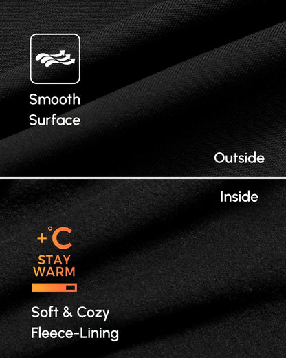 Fleece-Lined Zip-Up Jumpsuit