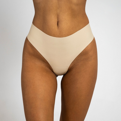 Evina™ Invisible Camel Toe Thong High Rise