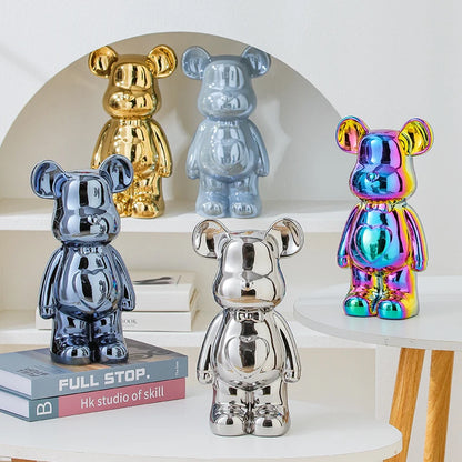 Aesthetic Bear brick Ceramic Staute