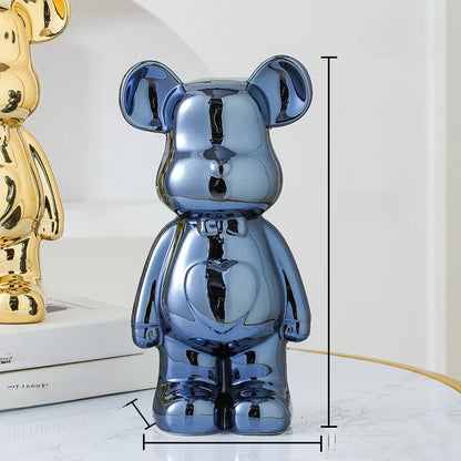 Aesthetic Bear brick Ceramic Staute