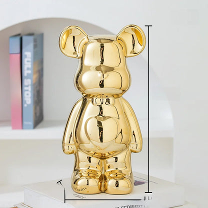 Aesthetic Bear brick Ceramic Staute