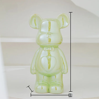 Aesthetic Bear brick Ceramic Staute