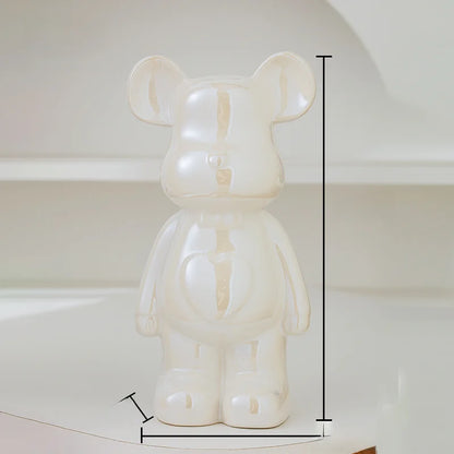 Aesthetic Bear brick Ceramic Staute