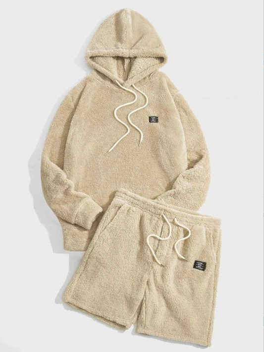 Men’s Cozy Hoodie and Shorts Set