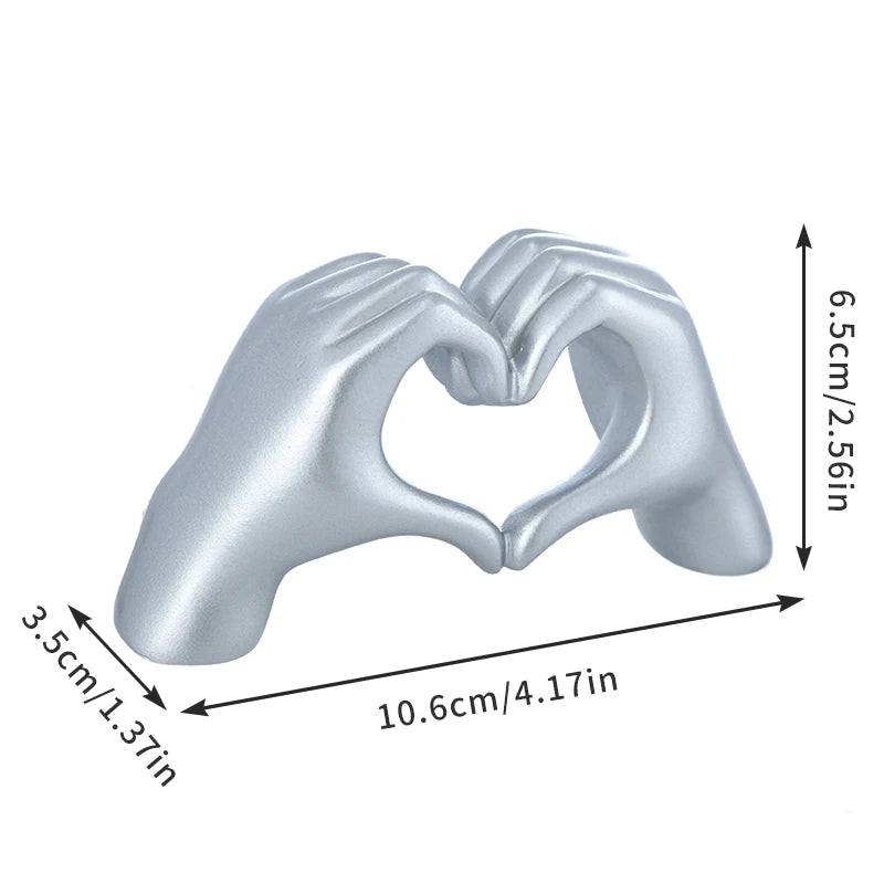 Heart Hand Statue