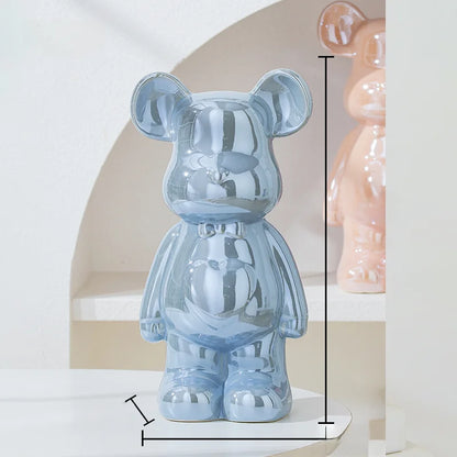Aesthetic Bear brick Ceramic Staute