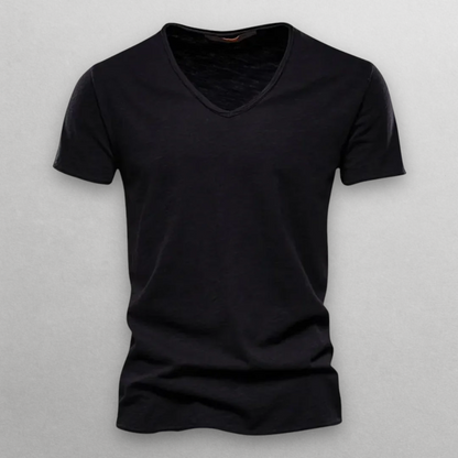 Shinari V-neck Cotton T-Shirt