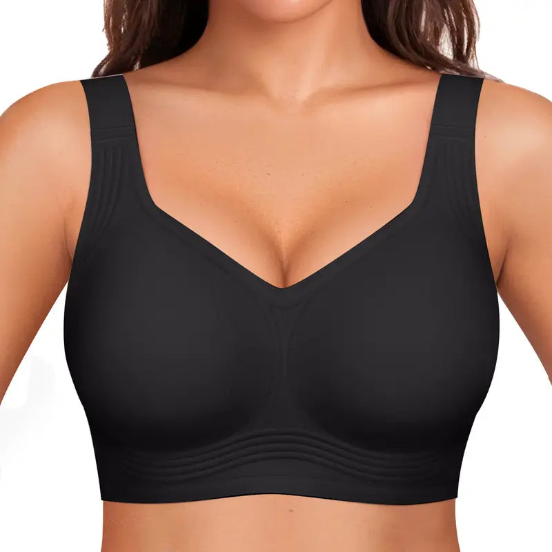 Comfortable Wireless Full Coverage Jelly Smoothing Bra
