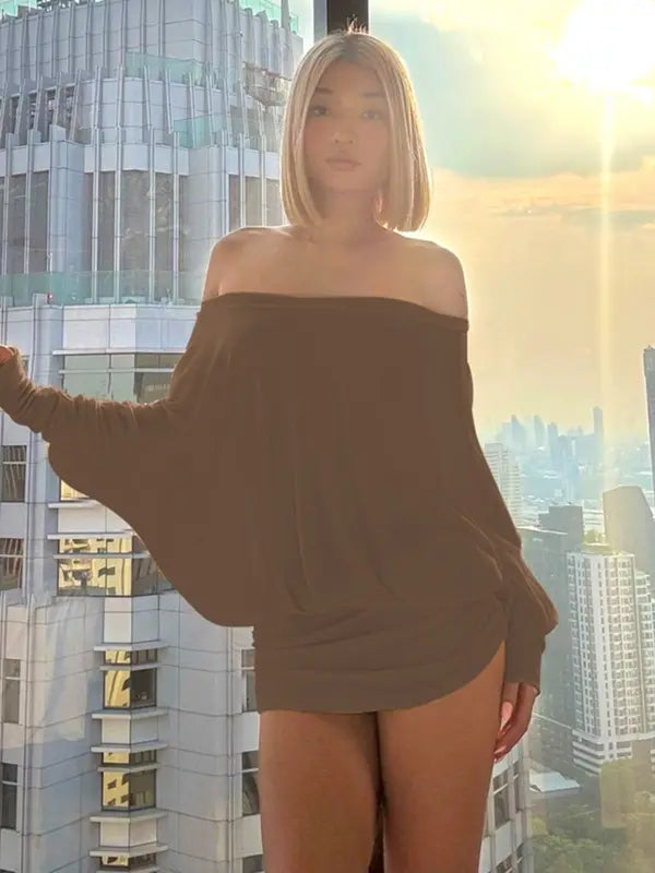 Women's Sheer Ruched Party Dress