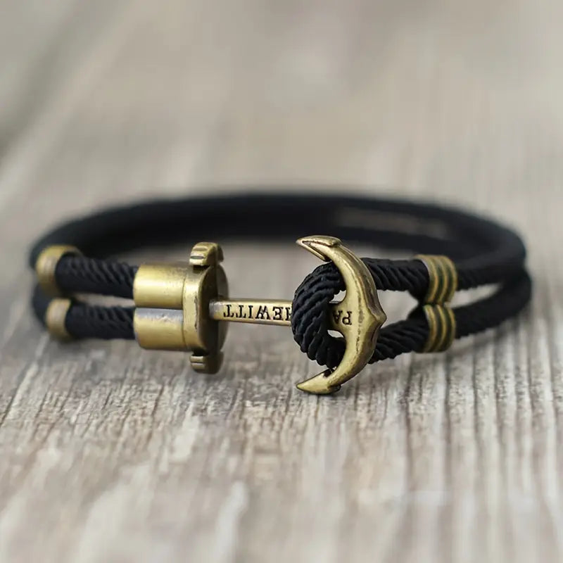 Voyager Anchor Rope Bracelet