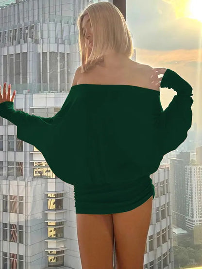 Women's Sheer Ruched Party Dress