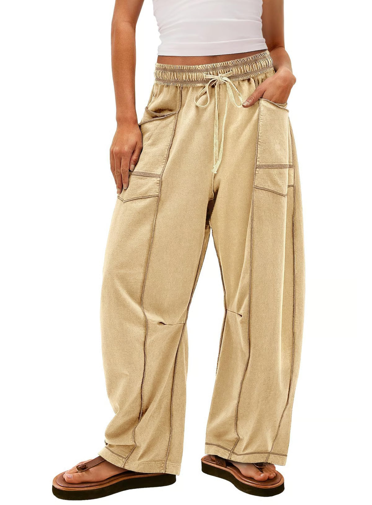 Baggy Barrel Pants