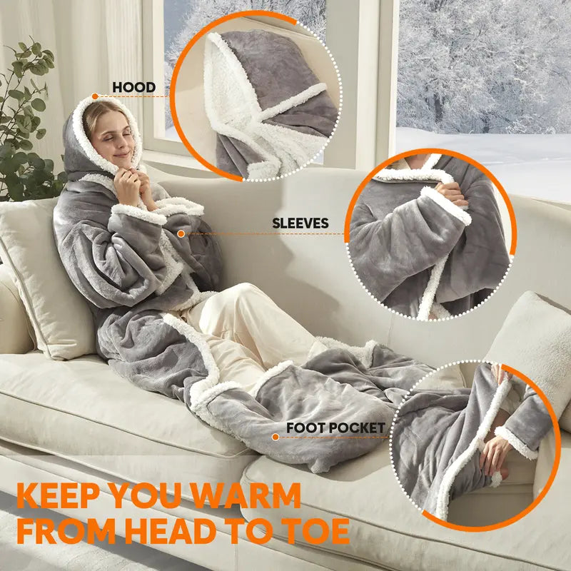 Heated Wearable Blanket