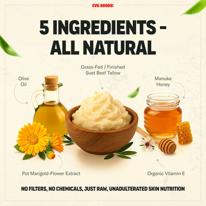 Whipped Beef Tallow & Manuka Honey