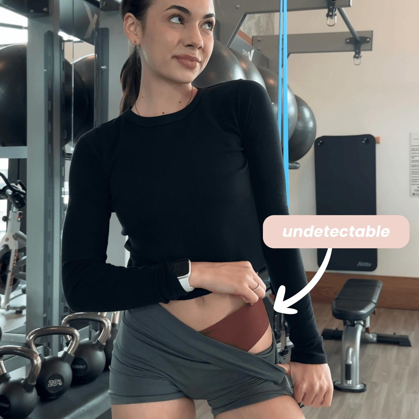 Evina™ Invisible Camel Toe Thong High Rise